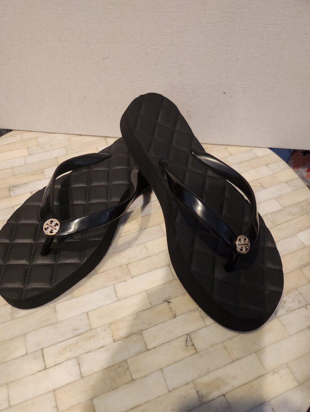 Tory Burch Willa Platform Flip Flop Sandals size 7